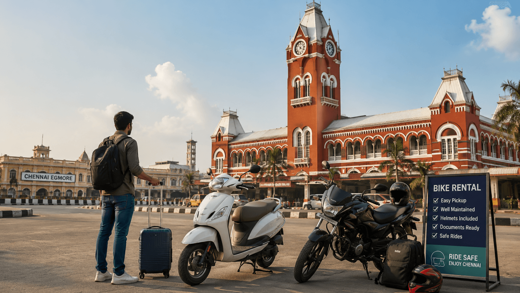 Bike Rental Near Chennai Railway Station: What to Know
