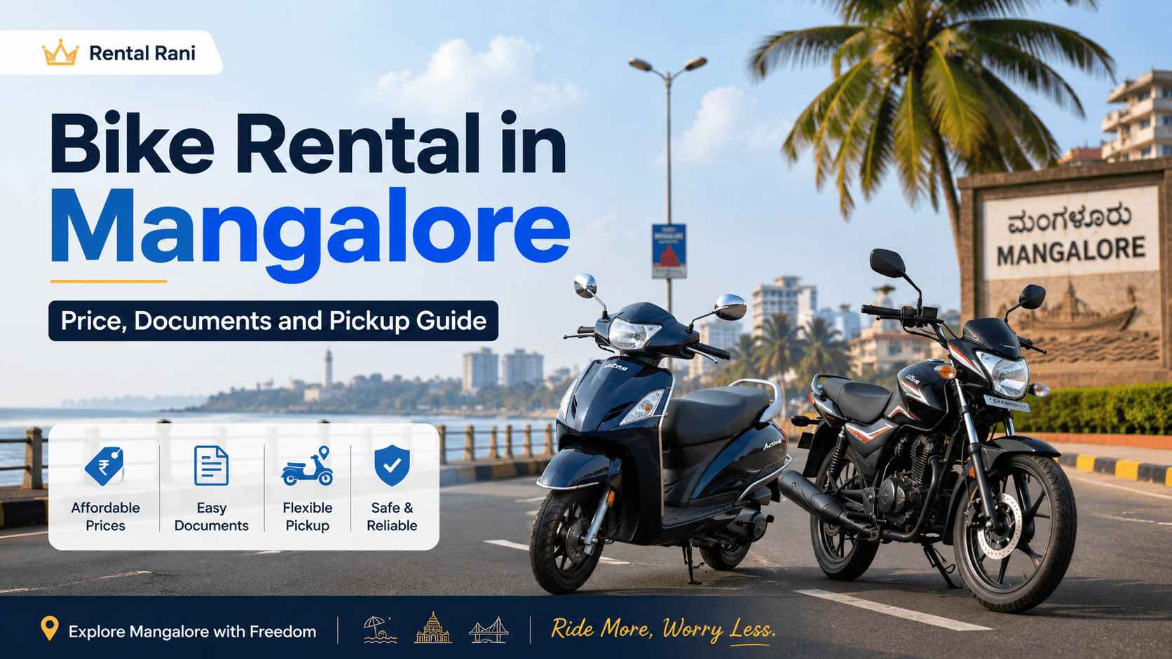 Bike Rental in Mangalore: Price, Documents and Pickup Guide