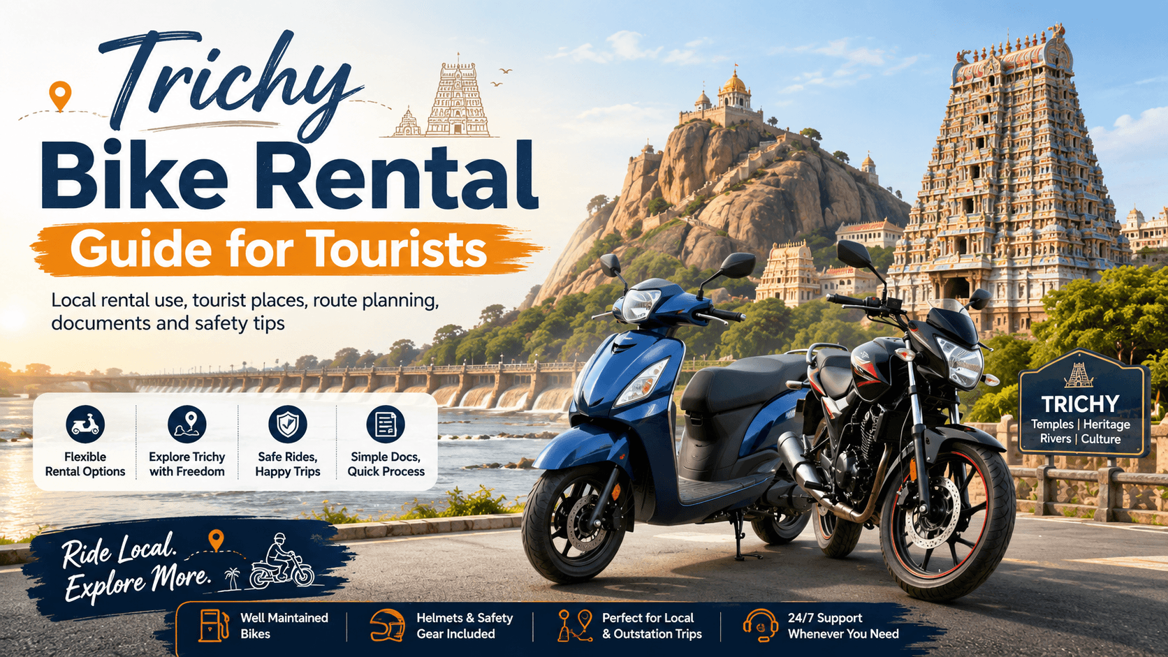 Trichy Bike Rental Guide for Tourists